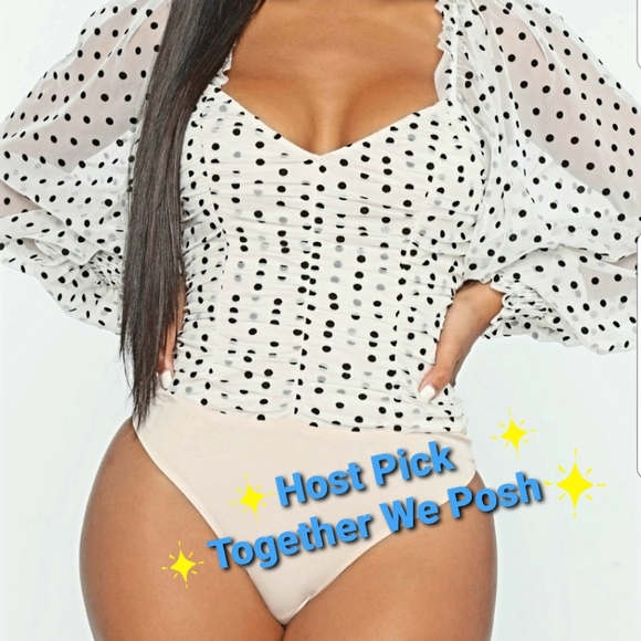 Fashion Nova Tops - Fashion Nova - Follow Me to Paris Body Suit